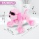 Robot dog Charlie IQ Bot, on the control panel, interactive: sound, light, dancing, musical, on batteries, in Russian, pink