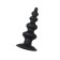 Replaceable nozzle for sex machines Diva, 20 cm, metal, black color