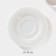 Coffee steam porcelain Magistro Argos, 2 items: a cup 100 ml, a saucer d = 15 cm, white color