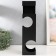 Souvenir metal stand for bottles "Geometry" black 10x10x40 cm
