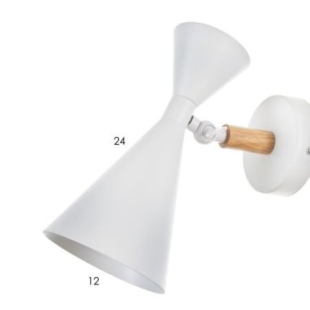 Bra "Kamertab" E27 40W white 15x12x24 cm-6