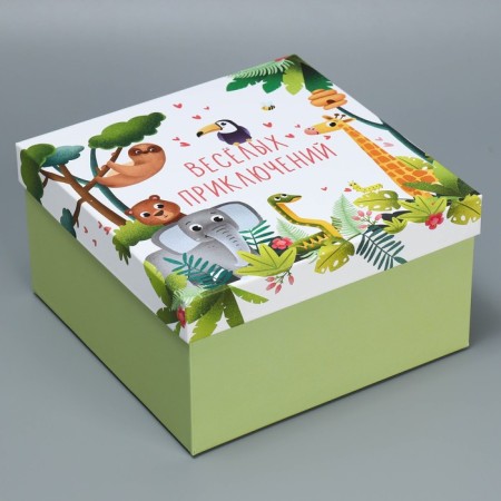 Set of boxes 5 in 1, gift packaging, “children”, 14 x 14 x 8-22 x 22 x 12 cm-7