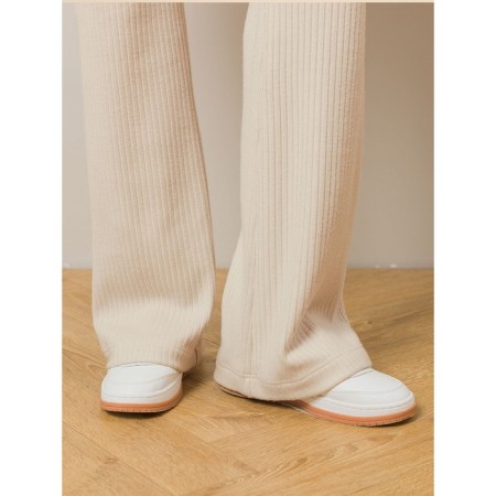 Female trousers, size 44, milk color-4