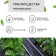 Mulching material, 10 × 0.8 m, density 80 g/m², spanbond with UV stabilizer, black, Greengo, economy 30%