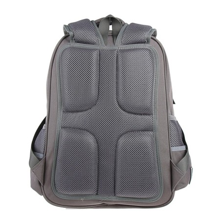 School backpack Bruno VisConti, 40 x 30 x 16 cm, ergonomic back, "hip-hop", dark gray-4