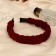 Hair cap "Caroline" Geometry, 3 cm, burgundy
