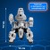 Robot radio -controlled "Ultraataka", shoots helium bullets, color mix
