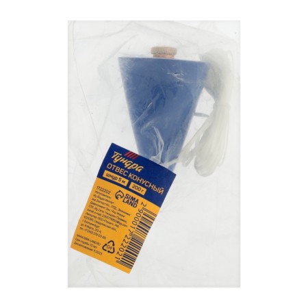 Plumbing cone tundra, cord 5 meters, 200 g-7