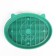 Toilet with a mesh "Kisa", 37 x 27 x 4 cm, green