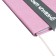 Universal diary for grades 1-11 Lenta, solid cover of artificial leather, applique, silkography, liesse, 48 sheets, pink