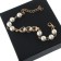 Women's gift set "Maiomi" 2 in 1: wrist quartz clock, bracelet, d-2.5 cm