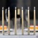 LED candle wax "classics", 2x27 cm, AAAX2 (not in the set), set 6 pcs, t/white
