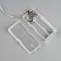Garland “thread” 2 m with nozzles “house”, ip20, transparent thread, 10 LED, warm white glow, AAH2
