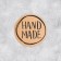 A set of business stickers Hand Made, 4 x 4 cm - 50 pcs.