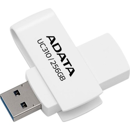 A-DATA 256GB UC310 UC310-256G-RWH USB3.2 white flash drive-1