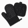 Kitchen set 2 objects of the share color is black, a brush 17*17 cm, mittens 26*16 cm, 100% p/e