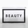Cosmetic bag from transparent PVC "Beauty" with zip-sk.