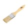 Brush flat scrap, natural bristles, wooden handle, 1.5 ", 38 mm