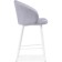 Barry Banbu Velutto 49 Metal/velor, white/gray 55x56x97 cm
