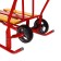 Sled "breeze 7 station wagon", red color