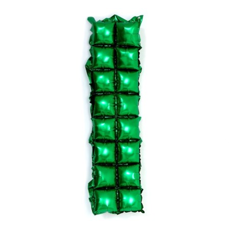 Panel foil, 37 x 142 cm, 2 rows, green color