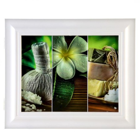 Key of "spa" white 26.5x31.5x4.5 cm-5