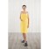 Pareo female, lemon color, waffle canvas