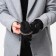 Gloves male, dimensionless, with insulation, black color