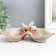 Souvenir Ceramics stand "Bunnies at flowers" 11.5x17x6 cm