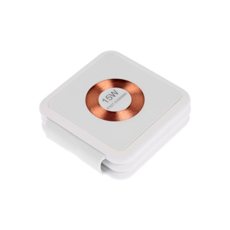 Wireless charging 3 in 1 h39, 15 W, backlight, support magsafe, folding, glass, white-4