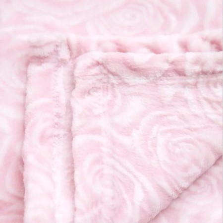 Blanket - rose cover, size 180x200 cm, pink color-1