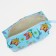 Cosmetic bag with lightning, blue color