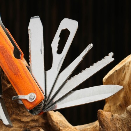 Multitul 8V1 in a case, hilt of a tree (ax, hammer, screwdrivers, knives)-2