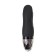 Vibrator Mystim Hop Hop Bob with electrical stimulation, 16.5 cm, silicone, black color