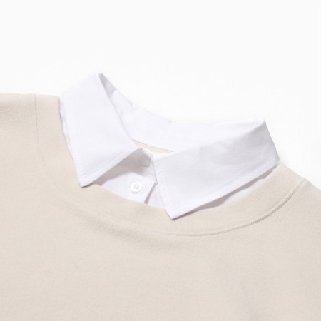 Female jumper, light-beige color, size 46 (m)-5