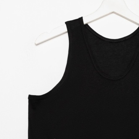 T -shirt male, black color, size 56-5