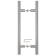 Fuaro PH-22-25/300-INOX, stainless steel handle
