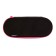 Penal-football 85 x 210 x 50 mm with a folding bar, soft, textile, calligrata PMK 24-42 Black, black/bright pink