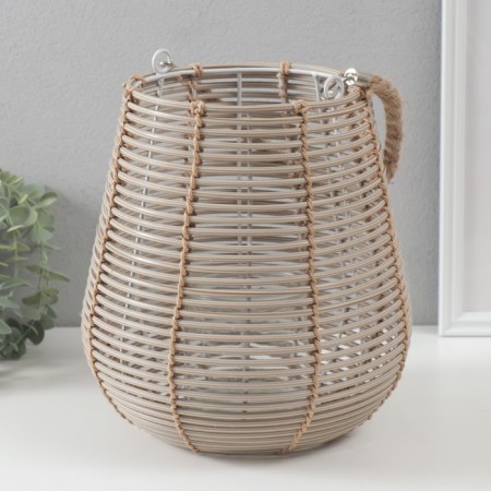 Climber Plastic for 1 candle "Amphora" natural 16x24x25 cm-1