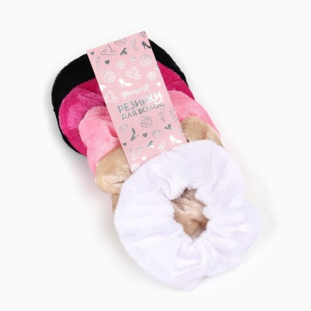 Hair gum 9 cm, princesses color mix-1