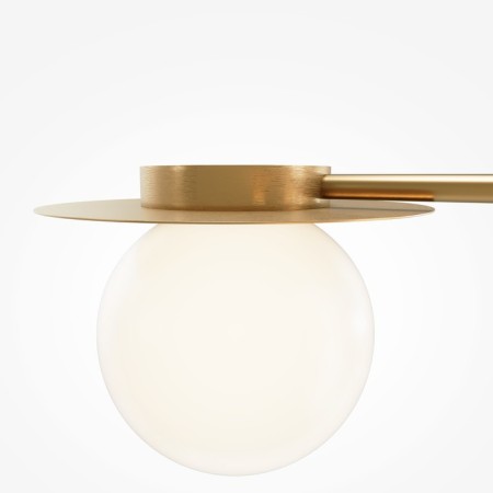 Ceiling light MayToni Mod291CL-05BS, E14, 5x40 W, 1238x646x224 mm, brass-2