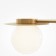 Ceiling light MayToni Mod291CL-05BS, E14, 5x40 W, 1238x646x224 mm, brass