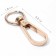 Metal carbine, 48 × 18 mm / 13 × 2.2 mm, 5 pcs, gold color