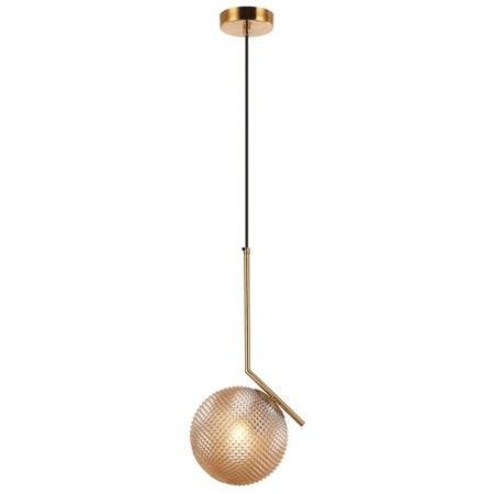 Suspended lamp Pizano 1xe27 40W, size 30x25x67.5-150 cm, bronze color