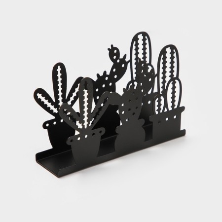 Salphetens Dolyana "Cacti", 15 × 4 × 10.3 cm, black color-1