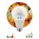 Phytolamps for plants LED era Fito-11W-RA90 27 Full Spectrum New 11 W E27