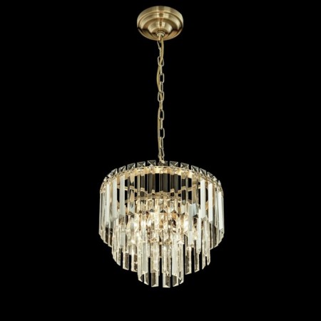 Suspended chandelier Citilux “Foundation” CL303163, 6x60W, E14, brown color-2