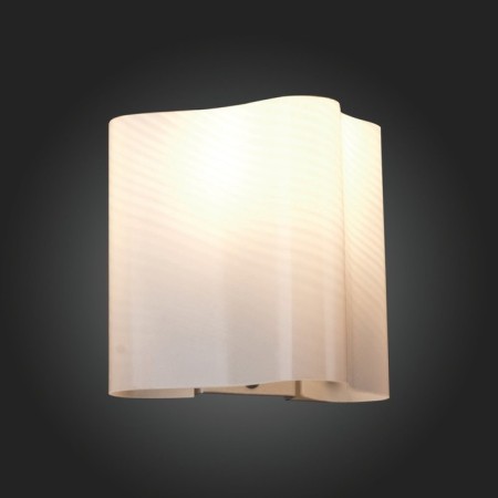 Sconces st. SL117.511.01. ONDE. 1x40 W, E14, 16x15 cm, silver color-1