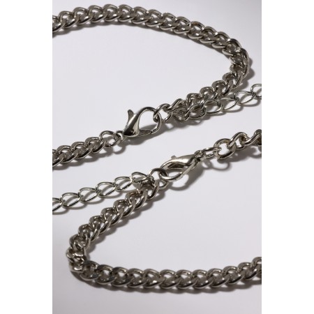 Bracelets "Demetrons" on the magnet, the color of silver l = 17-9