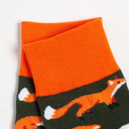 Women's socks, green color, size 36-41-2